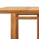 preview thumbnail 6 of 5, vidaXL Bistro Table 29.5"x29.5"x43.3" Solid Wood Acacia