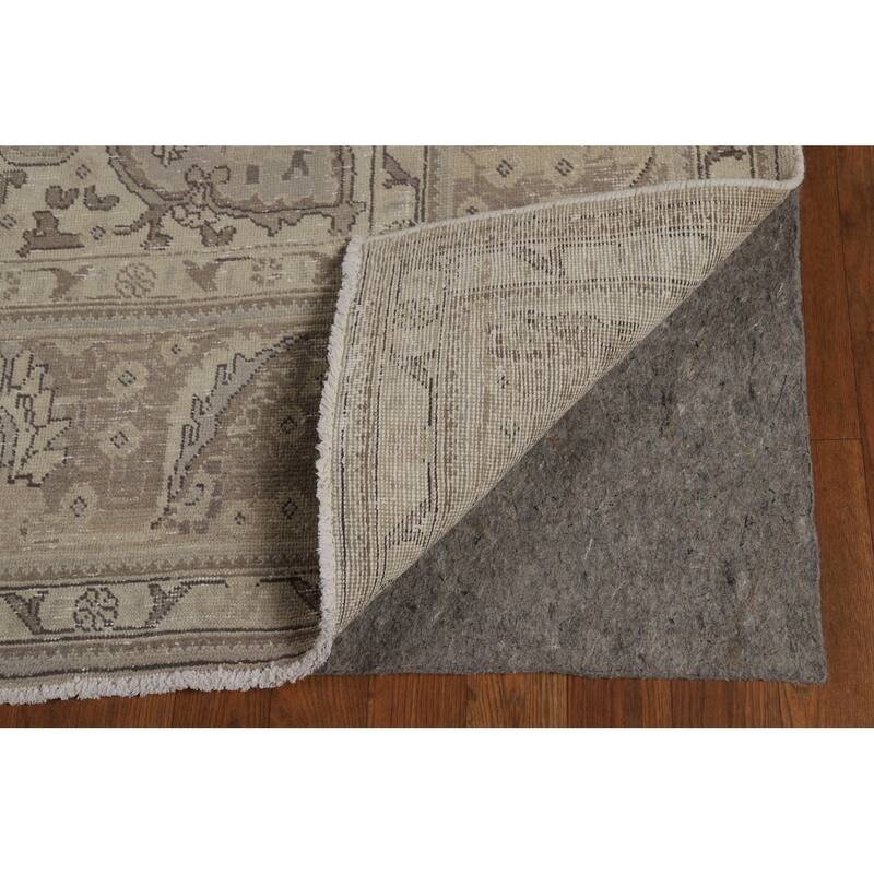 Tabriz Persian Vintage Area Rug Hand-Knotted Oriental Wool Carpet - 8'0" x 12'0"