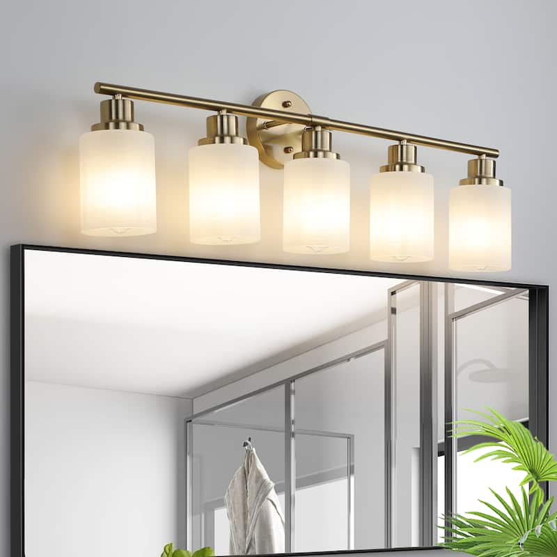 Bathroom Vanity Light 4/5/6-Light Copper Finish Fixture