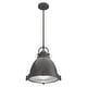 preview thumbnail 15 of 15, Hunter Bridgemoor 14" 2-Light Pendant - Kitchen Island, Dining Room - Modern Industrial, Farmhouse
