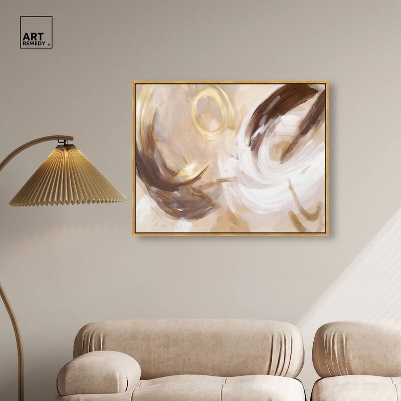 Dreamy Swirls II Canvas by Art Remedy