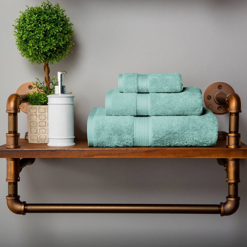 Marche Egyptian Cotton 3 Piece Towel Set by Superior