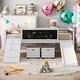 preview thumbnail 1 of 34, Modern Twin size Loft Wood Bed With Two Storage Boxes With Climbing Frame And Rope for Home White