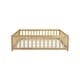 preview thumbnail 84 of 173, Toddler Floor Bed with Fence and Door, Montessori Platform Floorbed with Safety Guardrails for Children Boys Girls Kids Playroom