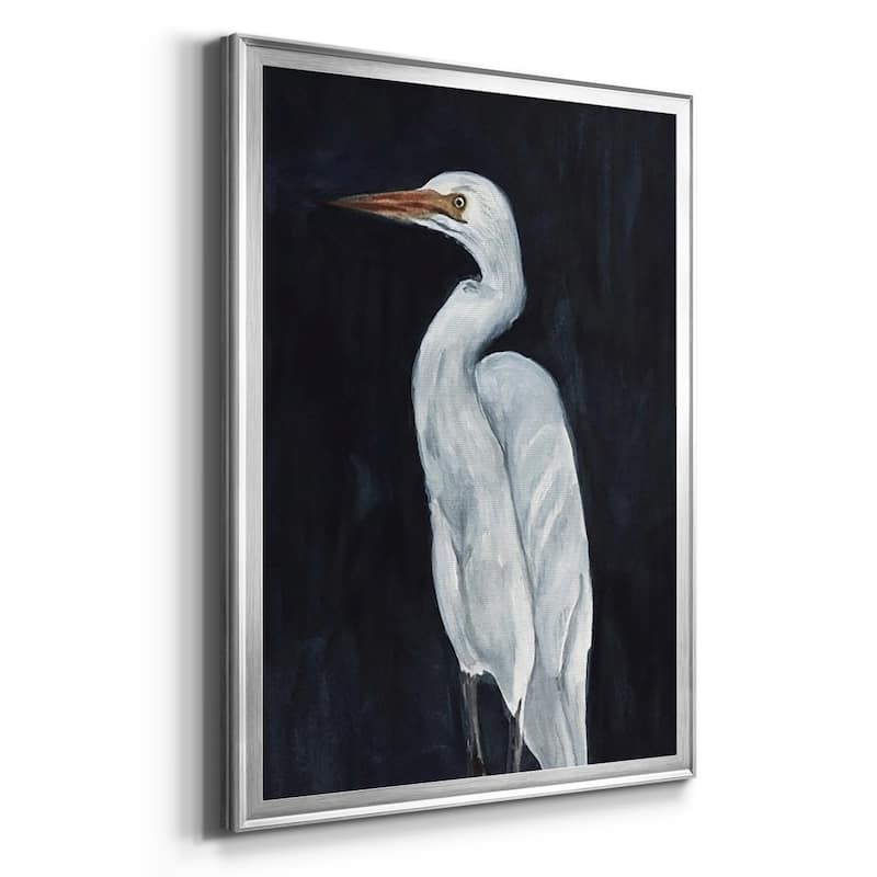 Calm Great Egret I Premium Framed Print - Ready to Hang