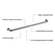 preview thumbnail 29 of 30, 36-Inch Stainless Steel Bathroom Safety Grab Bar