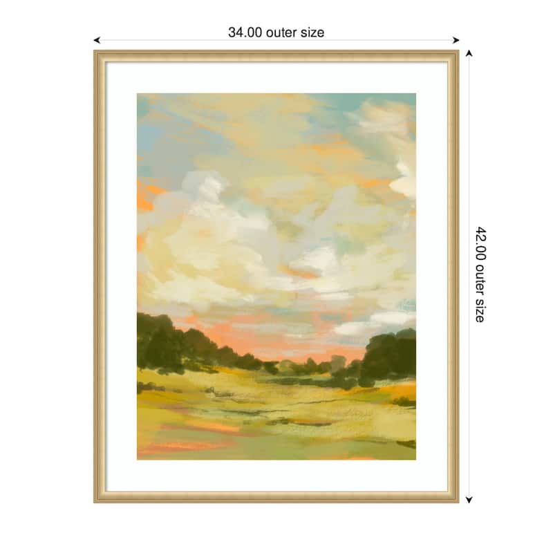 Kate and Laurel Framed Art Landscape 2 by Annie Quigley