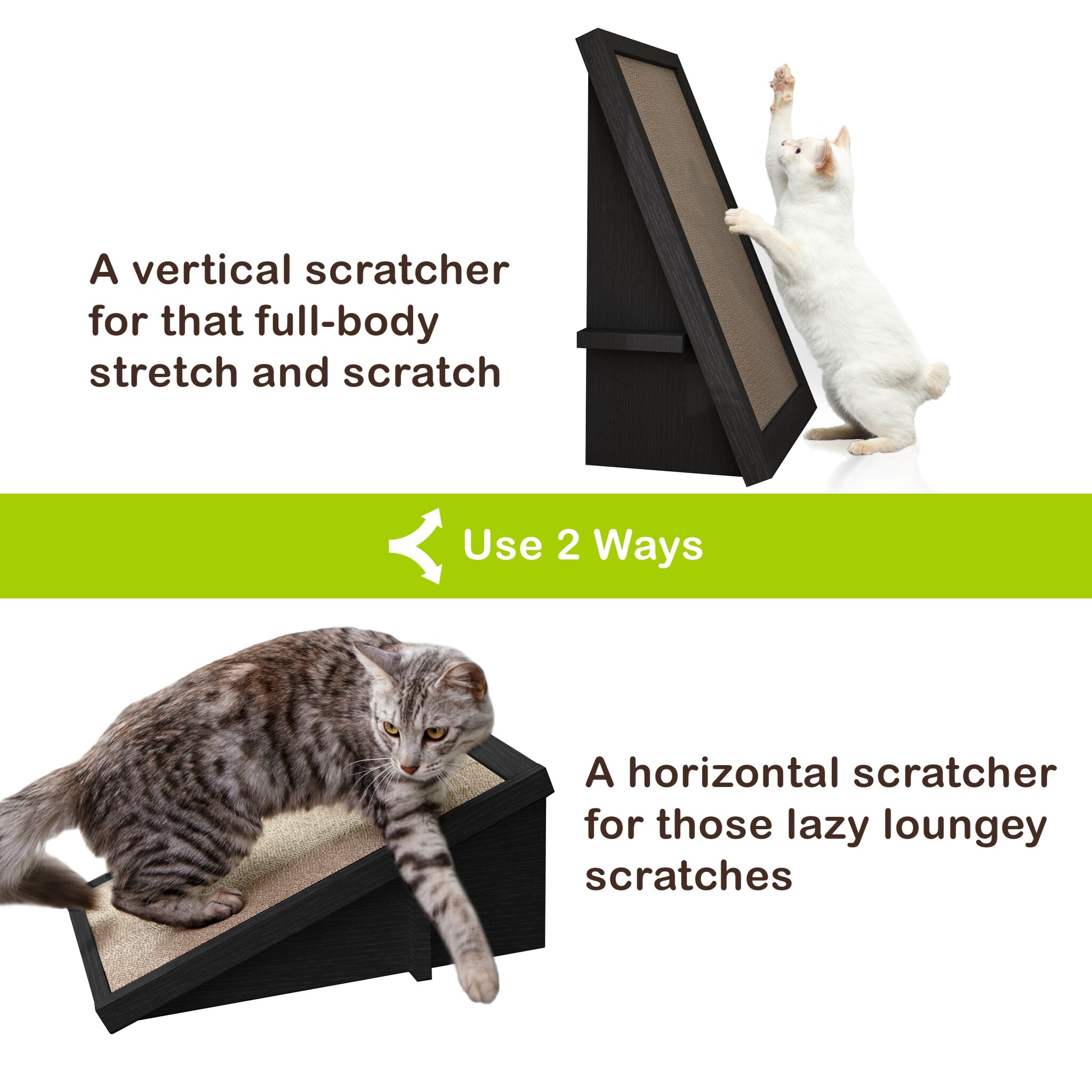 Incline cat scratcher clearance