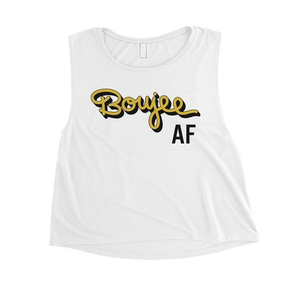 Shop 365 Printing Boujee Af Womens White Independent Confidence