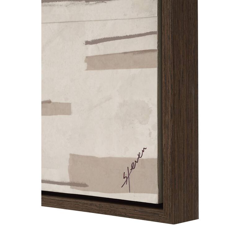 Renwil Sediment 40" H x 60" W Canvas Art