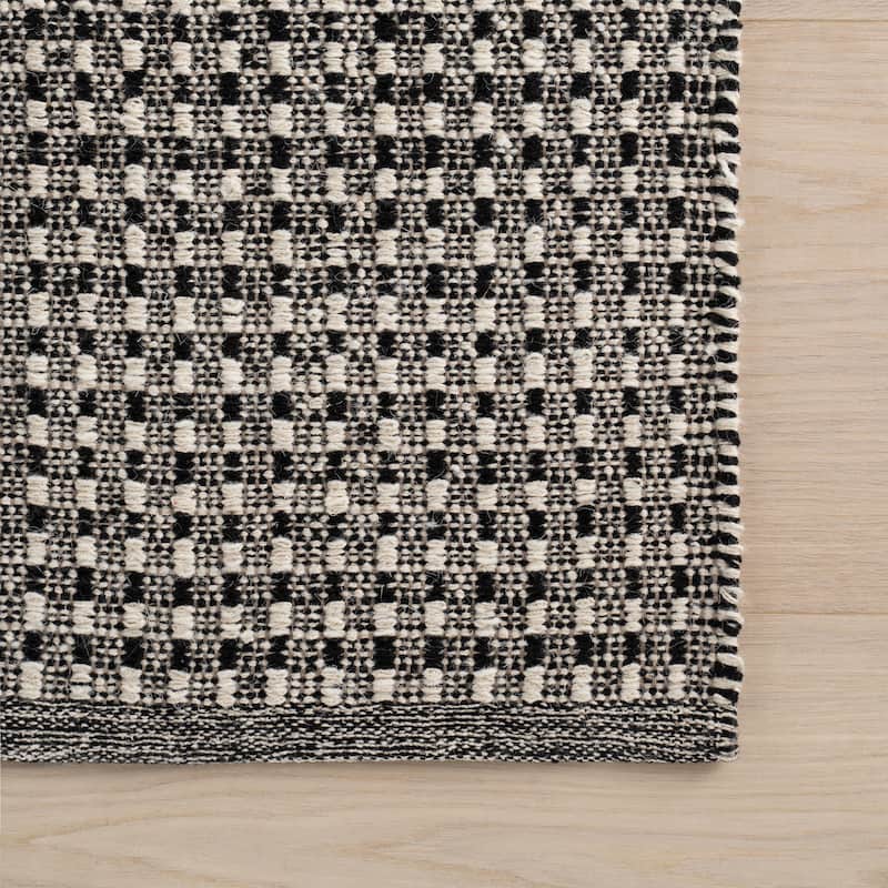 Carmeon Hamilton Tula Textured Stripe Handwoven Rug