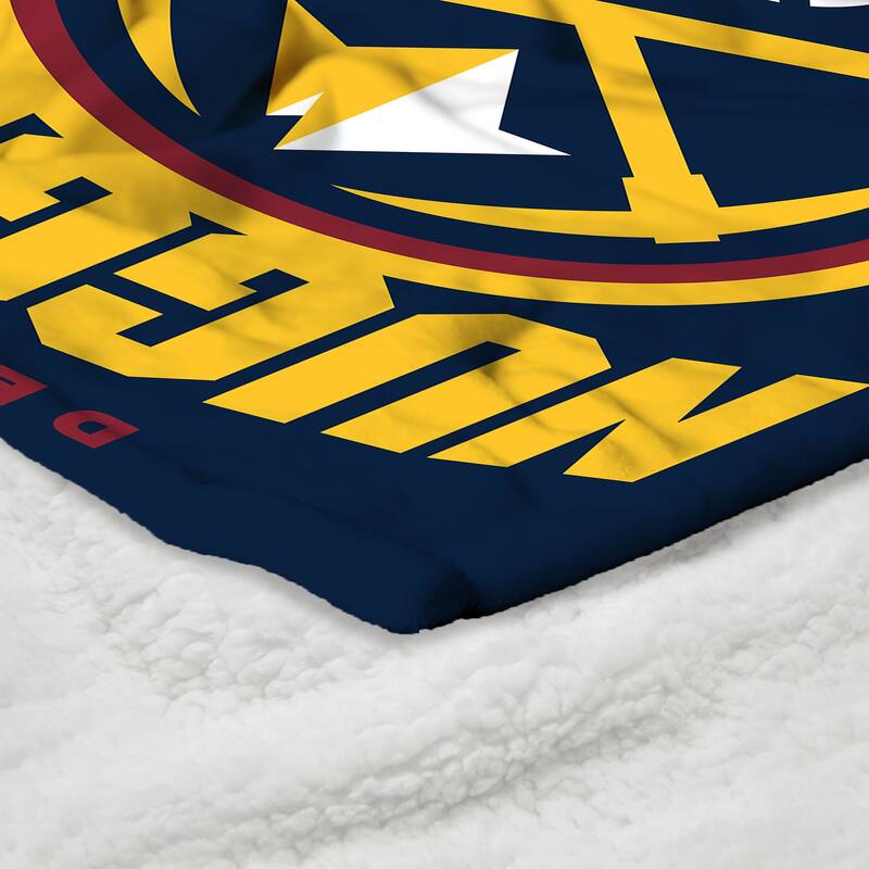 NBA High Block Silk Touch Sherpa Throw Blanket
