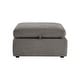 preview thumbnail 28 of 179, Mia Oversized Modular Sectional Fabric Sofa Grey-Ottoman only