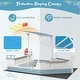 preview thumbnail 9 of 8, Costway Fir Wood Sandbox with Sloping Canopy Liner Multiple Seats - See Details