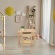 preview thumbnail 16 of 14, 23 In. Wood Kids Activity Table Set With Flip Top And Storage Space - N/A
