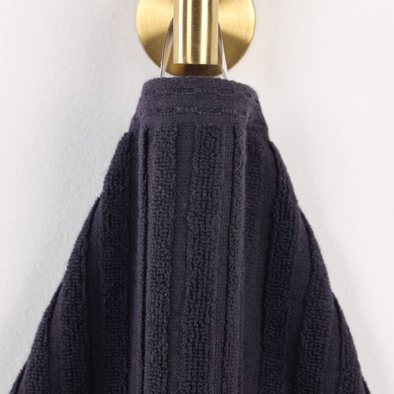 Superior Soho Ribbed Cotton Bath Towel Set of 2