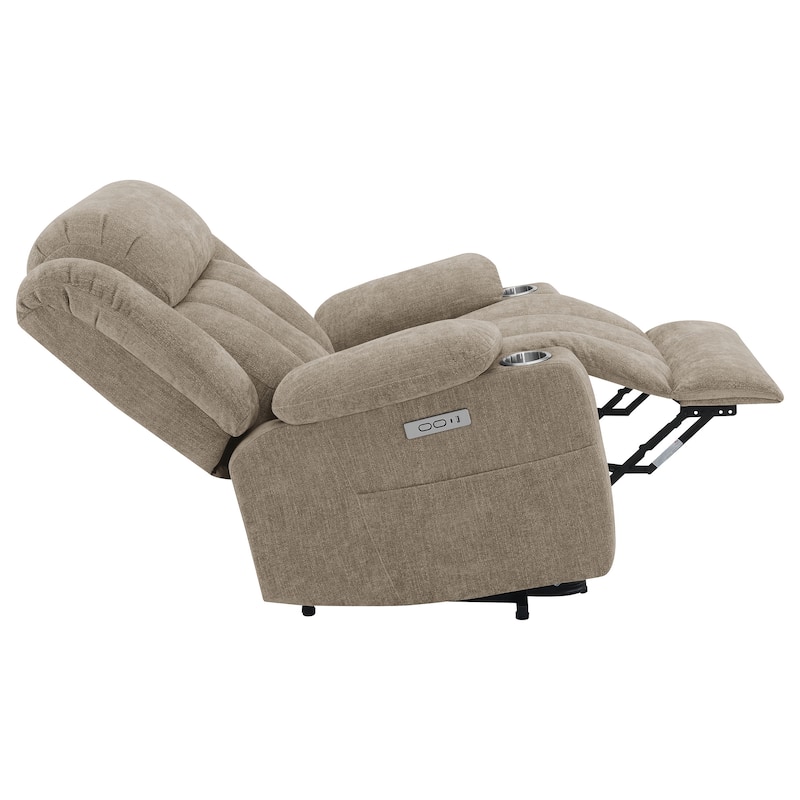 Houston Upholstered Power Lift Recliner Chair