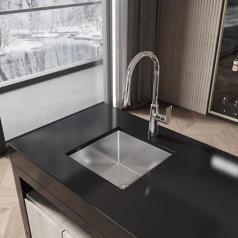 MEDUNJESS Stainless Steel drop in single bowl kitchen sink