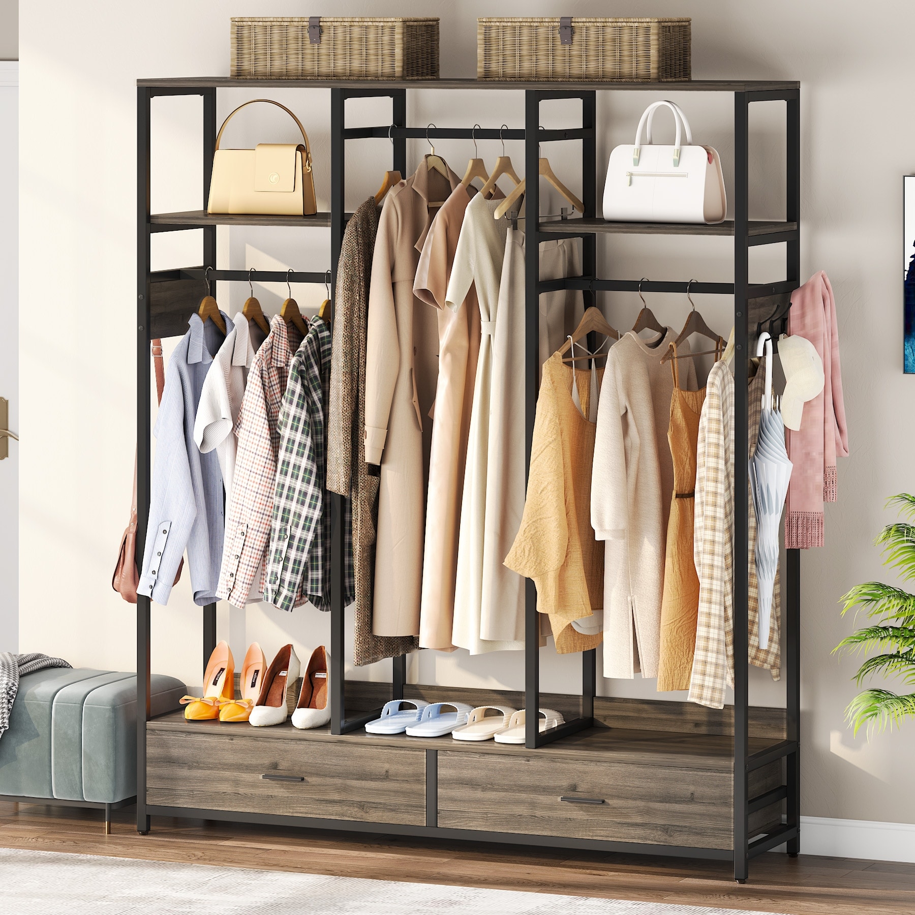 https://ak1.ostkcdn.com/images/products/is/images/direct/49a3e79aea183c29ecfb0274e4cbe44edc1c5191/Freestanding-Closet-Organizer-with-Drawers-and-Hanging-Rod-Clothes-Garment-Rack-Organizer.jpg