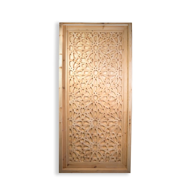 Hand Carved Moroccan Door