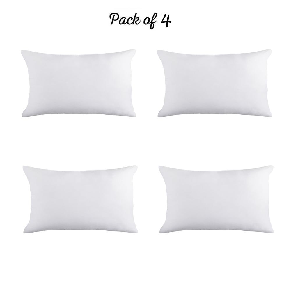 Pillow Insert Set of 4 18 x18 Down Alternative , Decorative