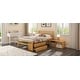 preview thumbnail 45 of 43, Full Size Wood Platform Bed with Removable Shelves, 2-Storage Drawers, White