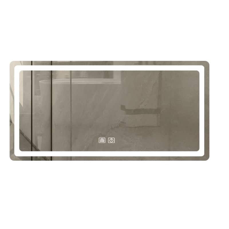 Rectangular Round Corner Bathroom Vanity Mirror
