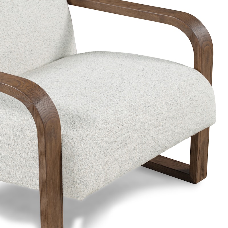 Classic Home Lexington Accent Chair in Oatmeal