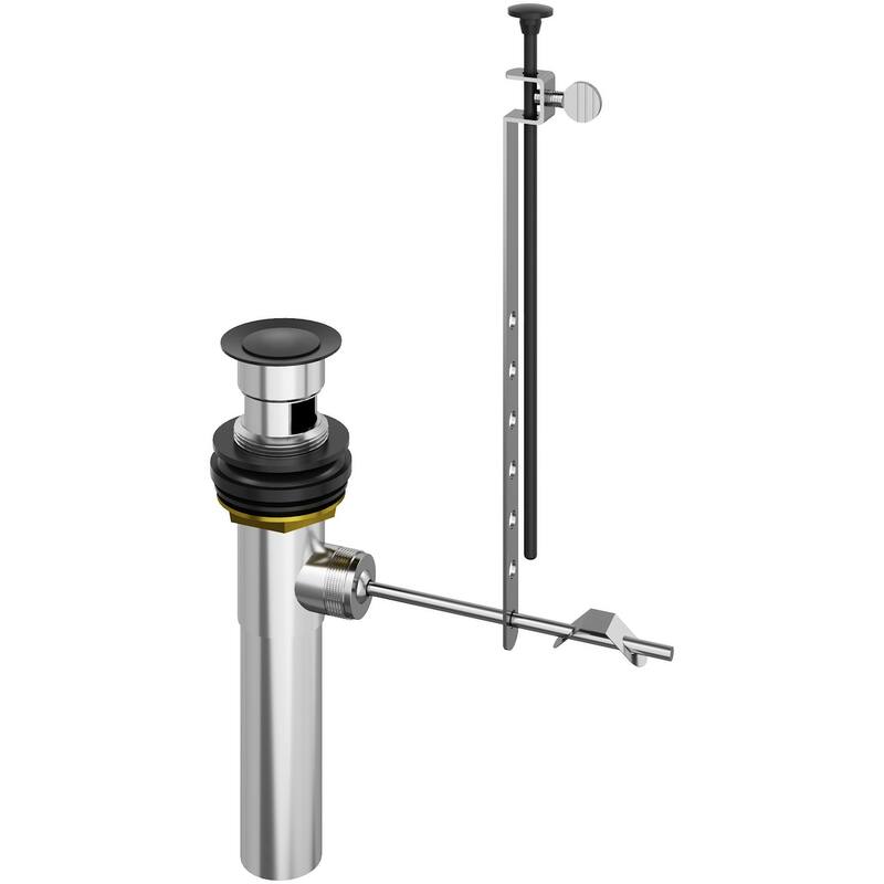 PROFLO 1-1/2" Pop-Up Drain Assembly - Matte Black