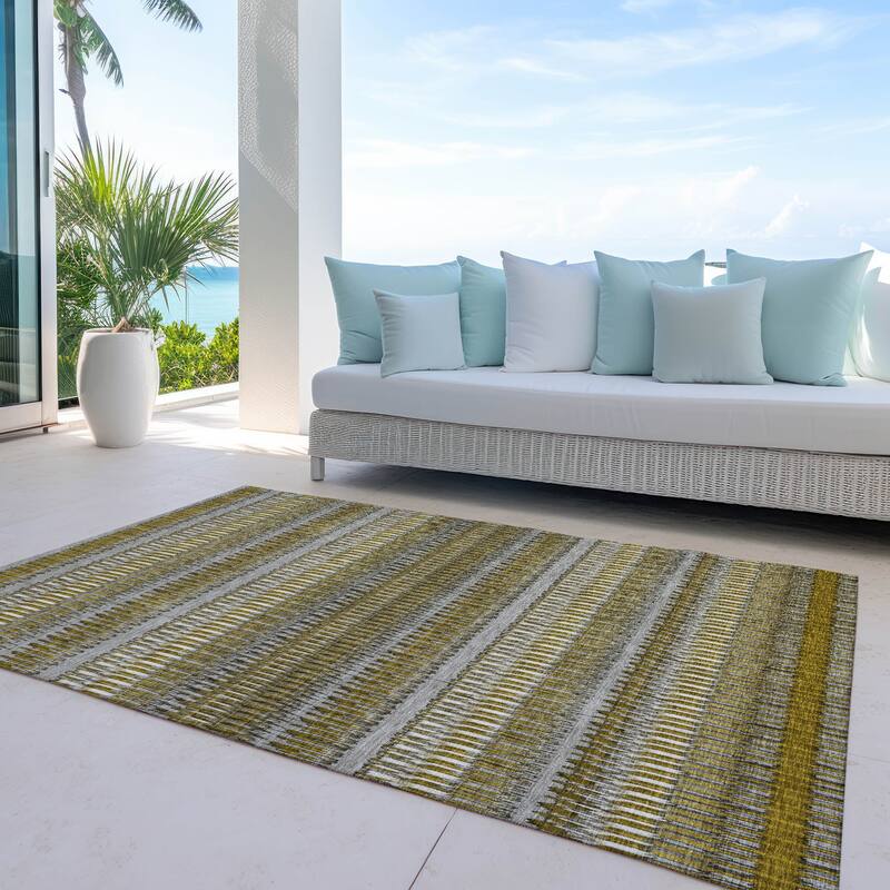 Machine Washable Indoor/ Outdoor Chantille Moroccan Boho Rug