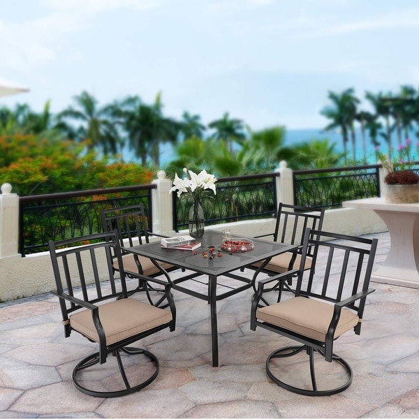 Mesh patio table and chairs deals
