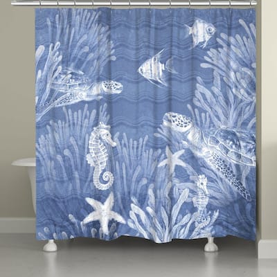 Laural Home Waves at the Ocean Shower Curtain