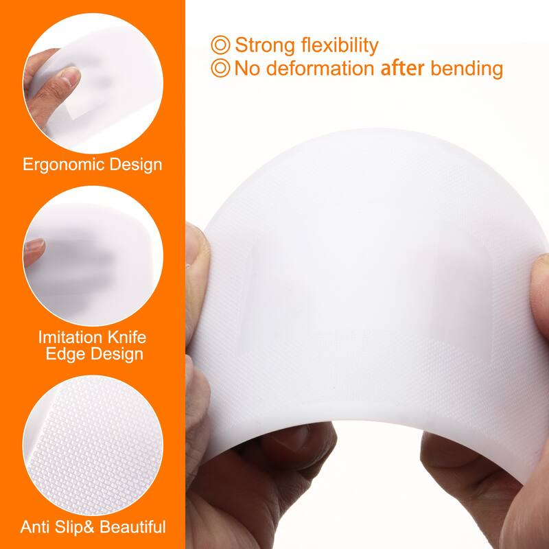 Plastic Cake Scraper Dough Cutter Tool Baking Kitchen