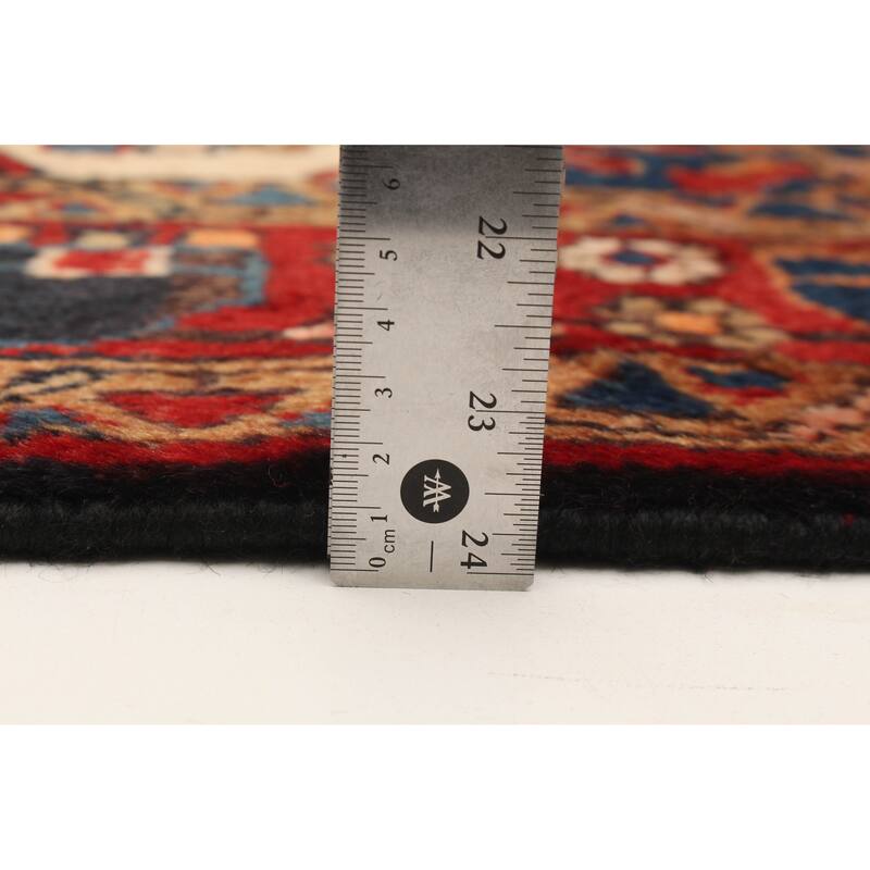 ECARPETGALLERY Hand-knotted Anadol Black Wool Rug - 4'2 x 6'9