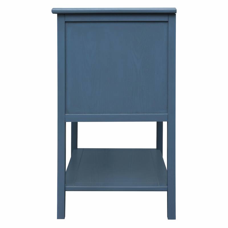 2-Drawer American Style Bedroom Side Table