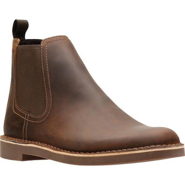clarks brown chelsea boots