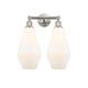 Option Cased Matte White / Satin Nickel