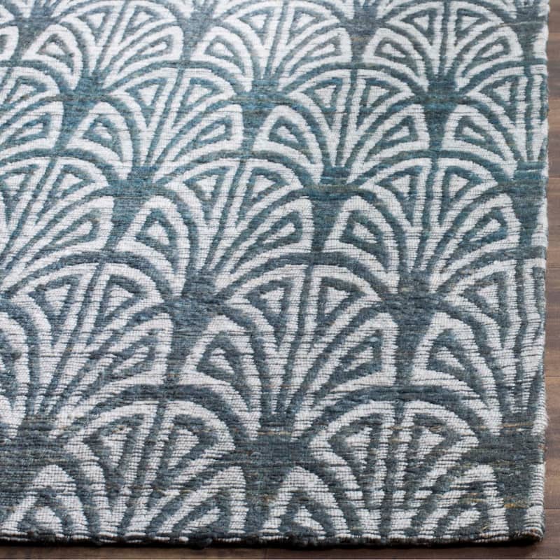 SAFAVIEH Handmade Cape Cod Sangeeta Coastal Jute Rug