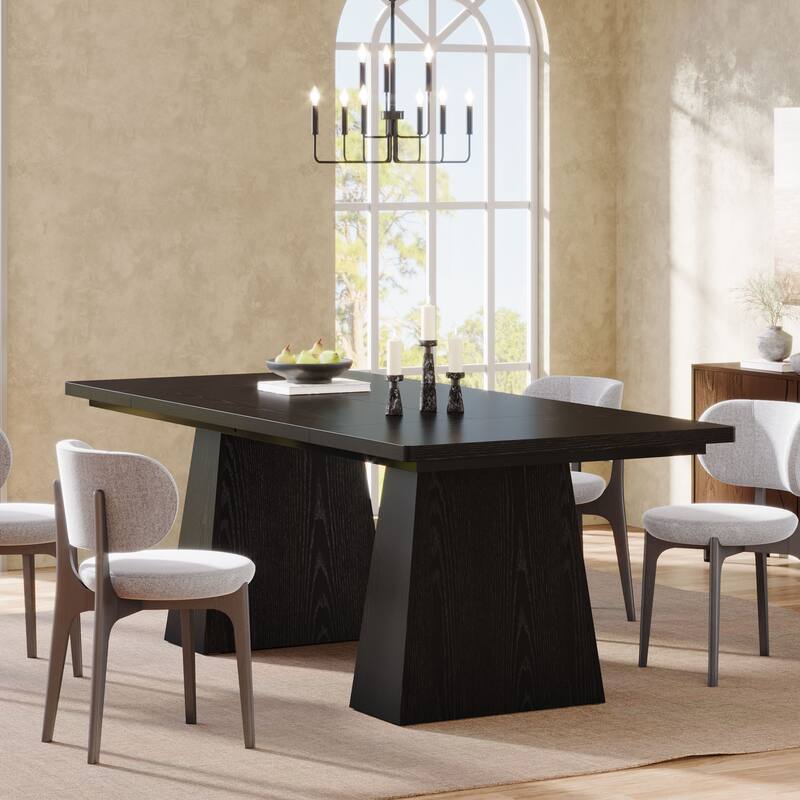 63 Inches Farmhouse Kitchen Dining Table for 4-6