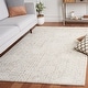 preview thumbnail 2 of 26, SAFAVIEH Handmade Ebony Marian Modern Floral Wool Rug 3' x 5' - Grey/Ivory - Rectangle