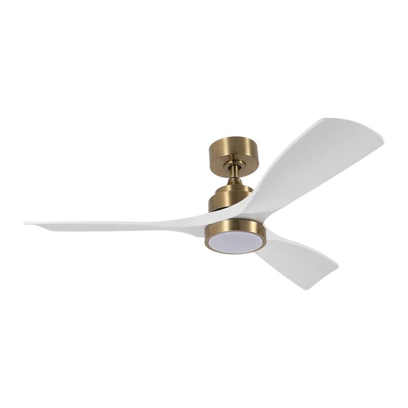 48'' Gold Indoor Ceiling Fan with Light Remote Control