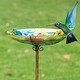 preview thumbnail 11 of 12, Adeco Bird Feeders Bird Baths with Metal Ground Stake Multi
