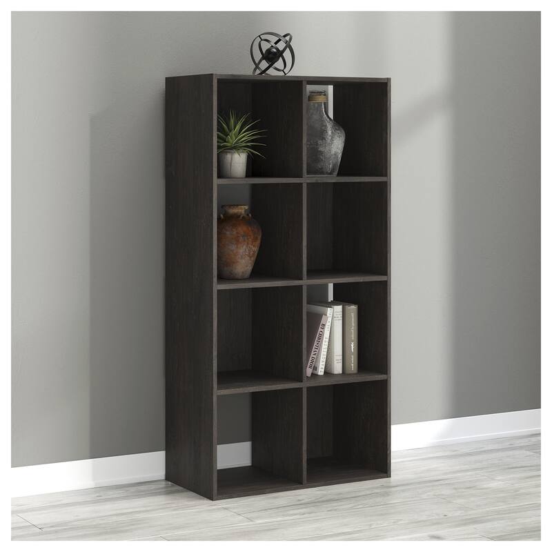 Signature Design by Ashley Glosmount Cube Organizer - 23.74" W x 11.81" D x 47.05" H - Dark Gray