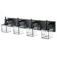 preview thumbnail 93 of 182, 2/3/4-Light Modern Bathroom Crystal Vanity Light Wall Sconces