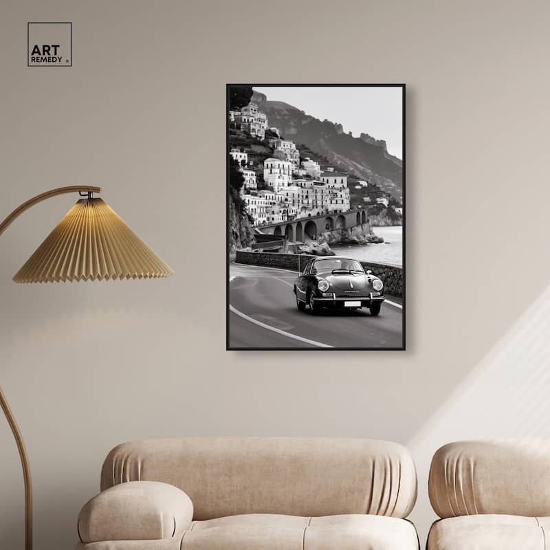 Drive through the Town Canvas by Art Remedy