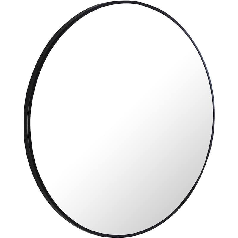 Elegant Lighting Eternity 28" Diameter Circular Beveled Metal Framed