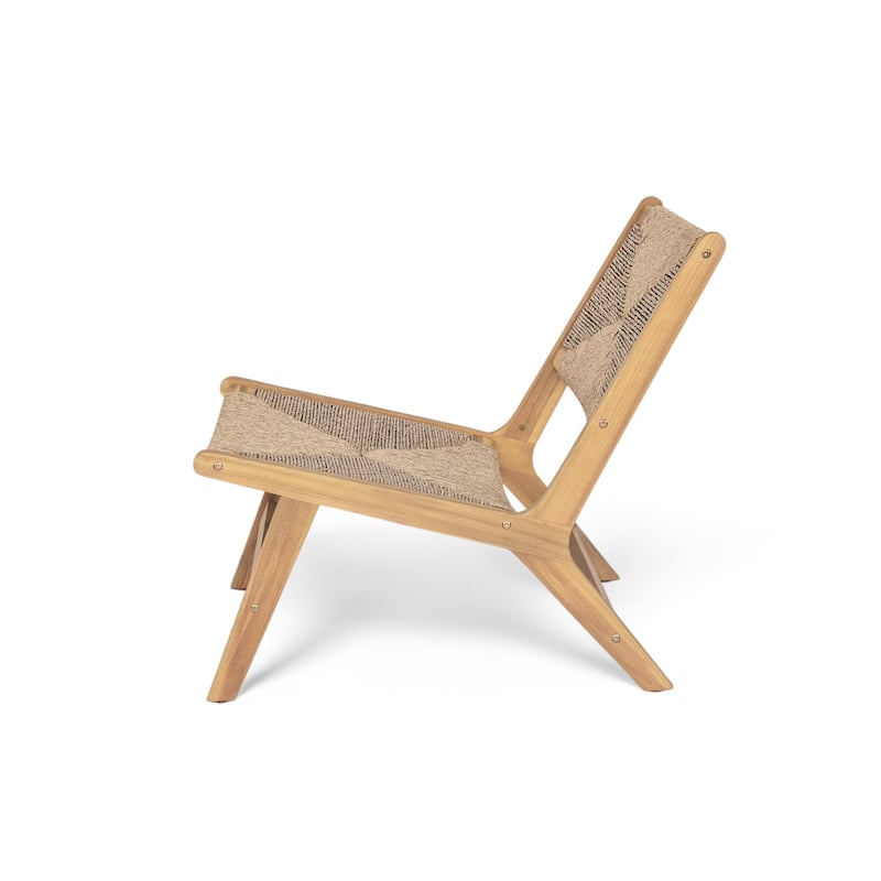 Christopher Knight Home-Mark Acacia Wicker Patio Lounge Chair Set of 2