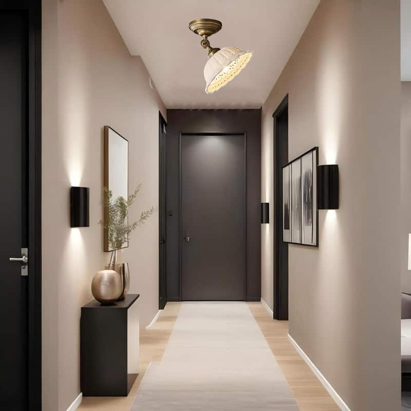 E26/E27 base bulb light gold kitchen light metal ceiling light - N/A