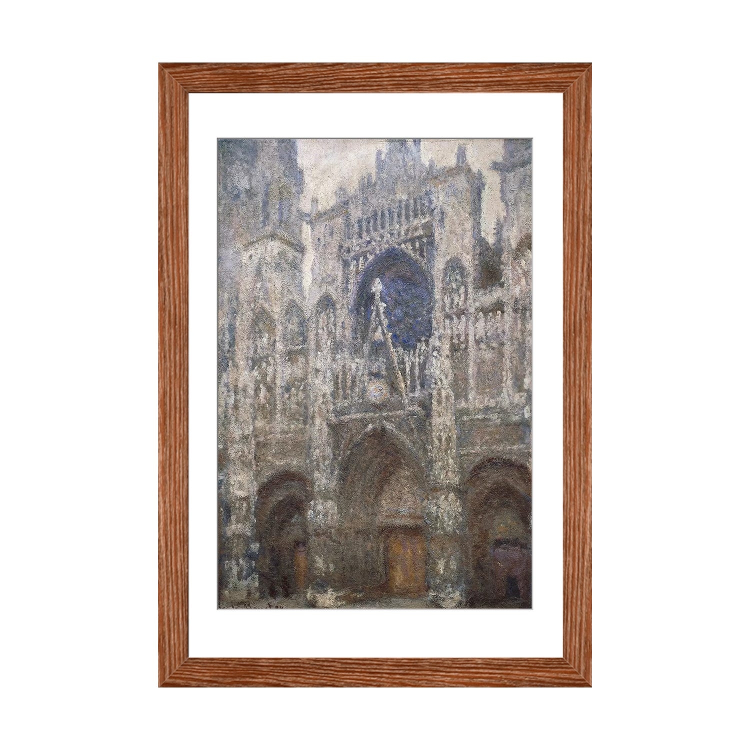 Rouen Cathedral, West Façade, Sunlight by Claude Monet