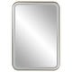 preview thumbnail 6 of 9, Uttermost Crofton Lighted Brass Vanity Mirror - 22.25"x 32.25"